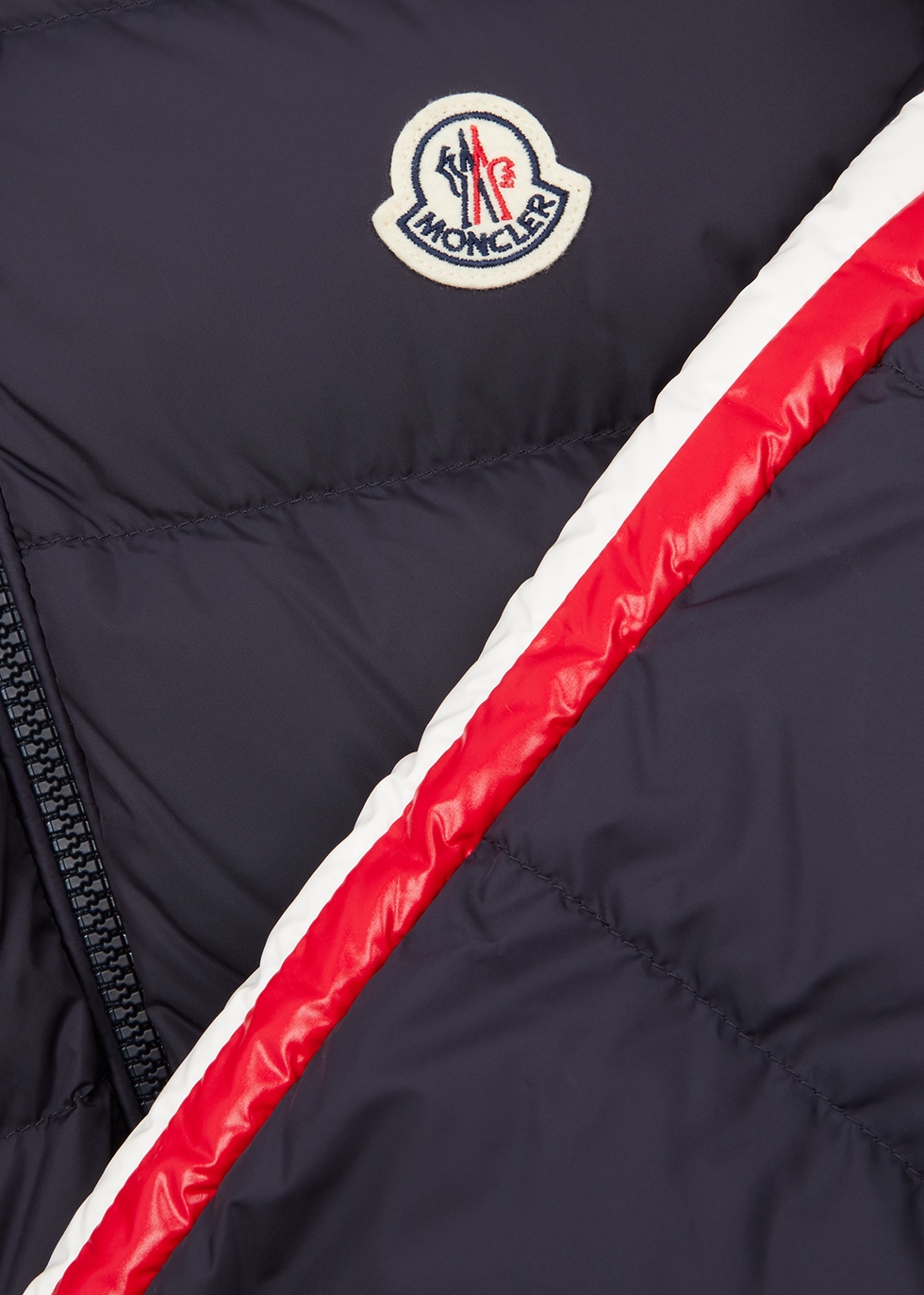 2022 Moncler KIDS Chrale navy quilted shell jacket (12-14 years) at ...